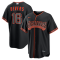 San Francisco Giants Rafael Devers Alternate Replica Jersey — Black