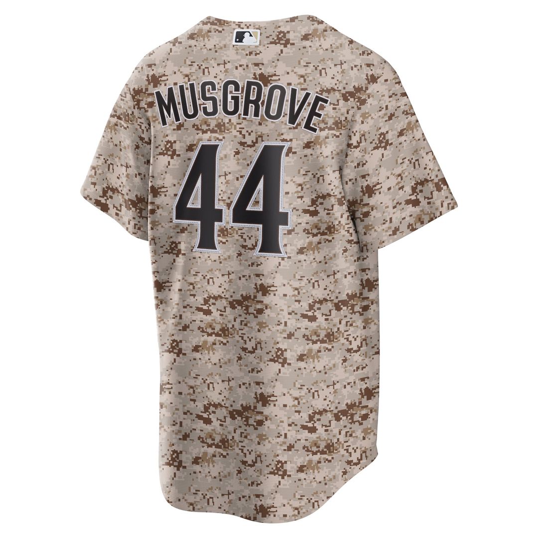 San Diego Padres Joe Musgrove USMC Alternate Replica Jersey — Camo