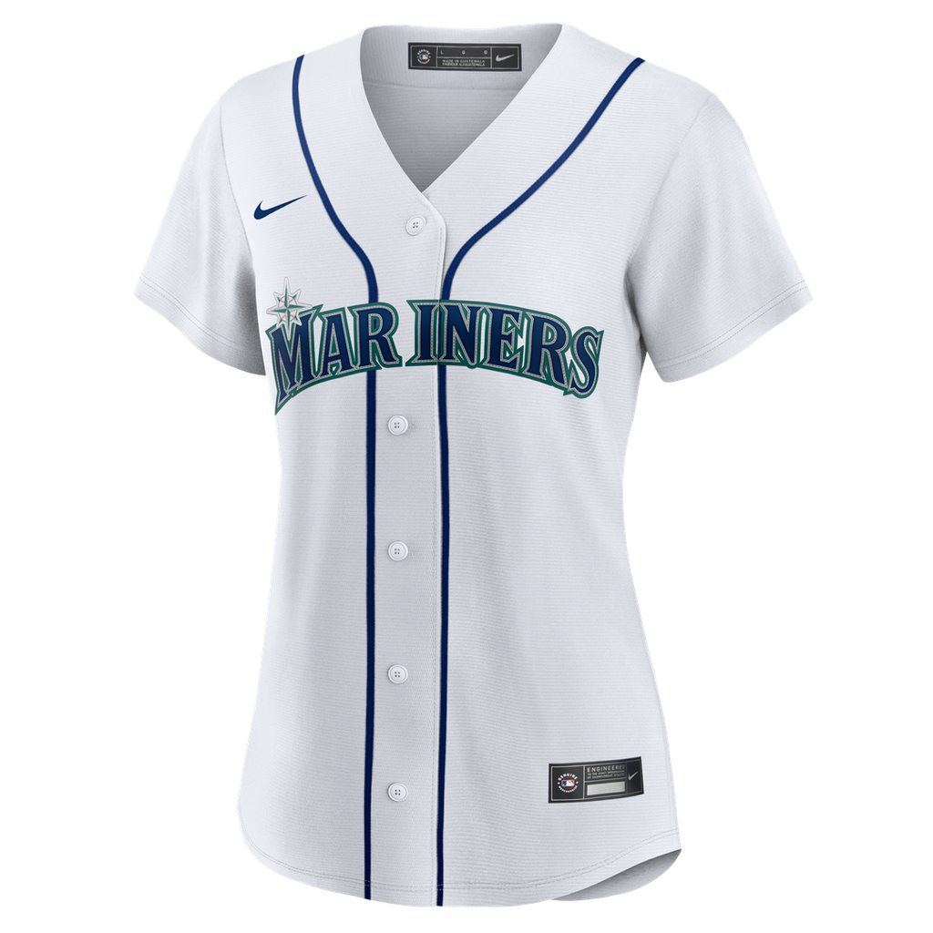 Seattle Mariners Cal Raleigh Women's Home Replica Jersey — White