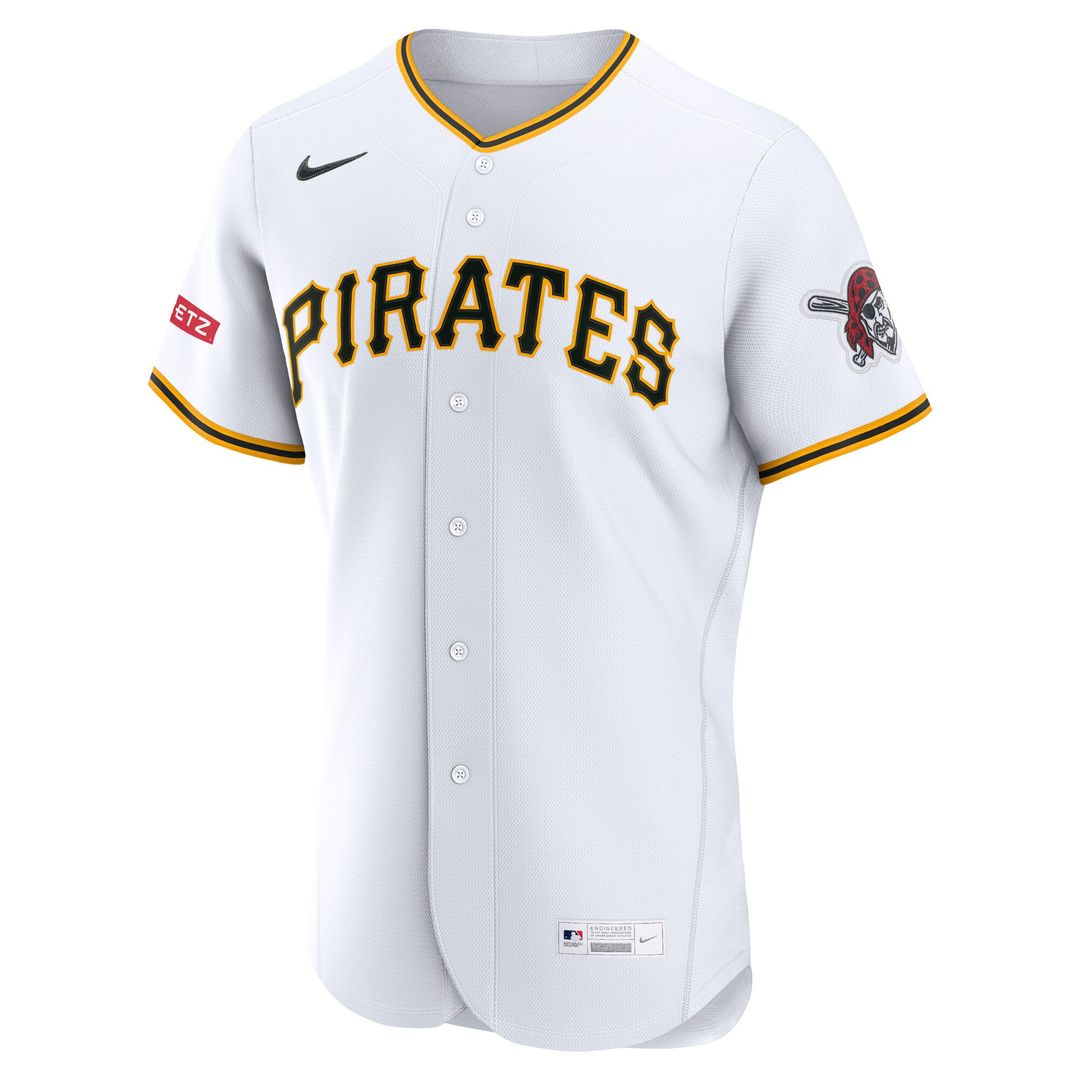 Pittsburgh Pirates Home Authentic Jersey — White