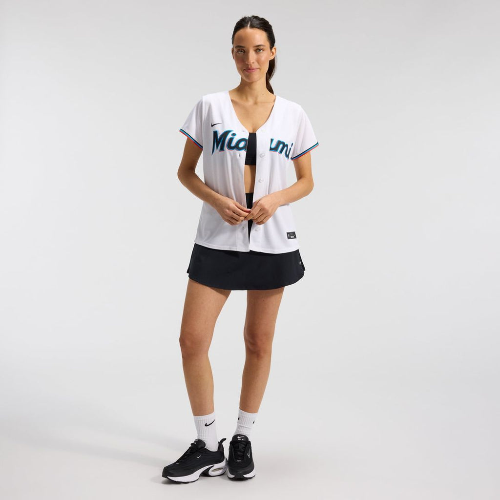 Miami Marlins Women's Replica Team Jersey — White