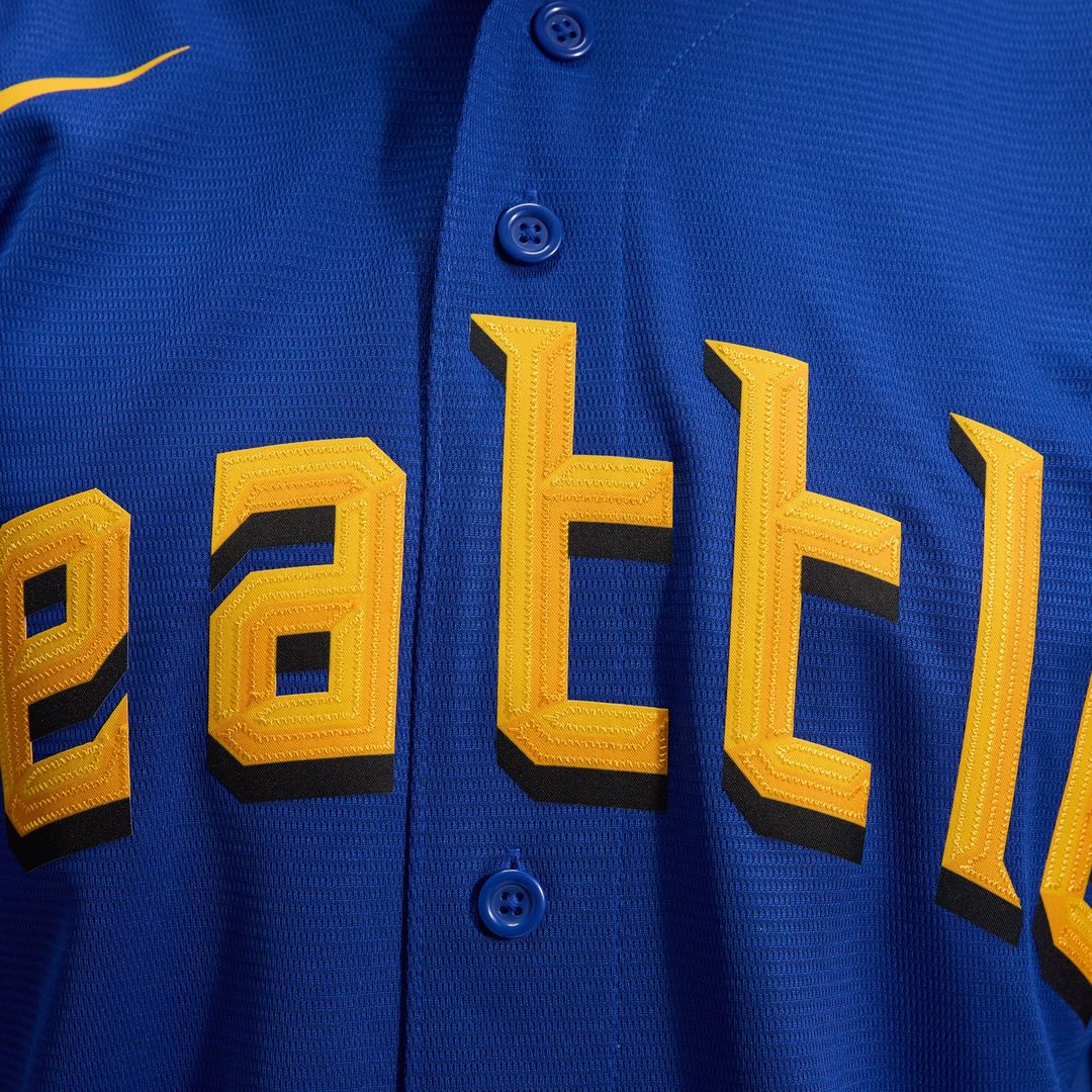 Seattle Mariners City Connect Replica Jersey — Royal