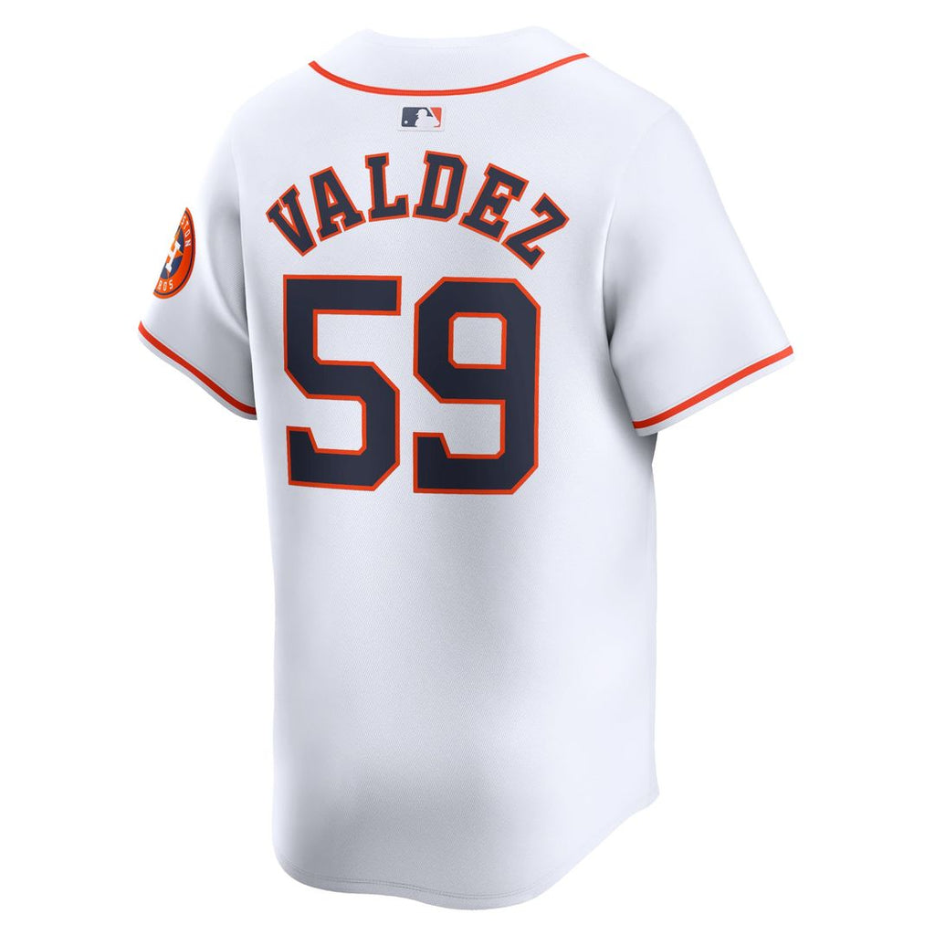 Houston Astros Framber Valdez Home Limited Jersey — White