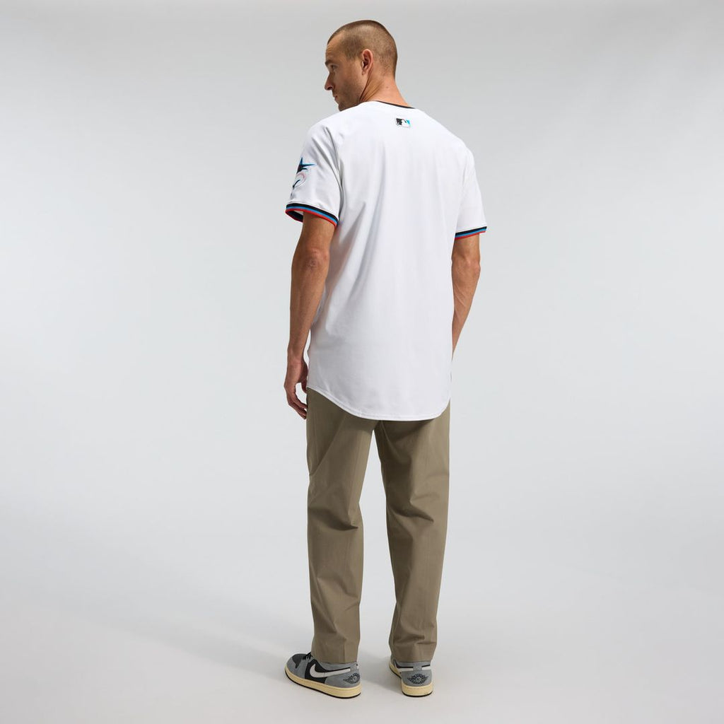 Miami Marlins Home Elite Jersey — White