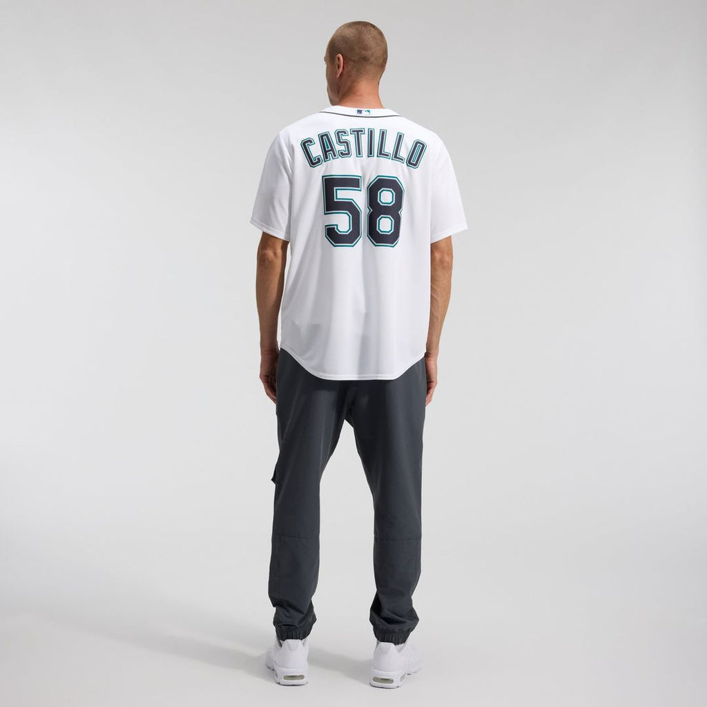 Seattle Mariners Luis Castillo Home Replica Jersey — White