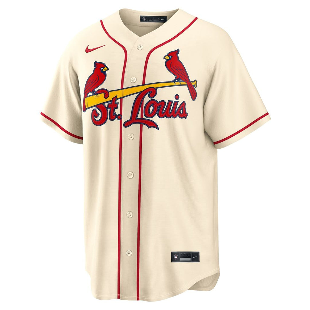 St. Louis Cardinals Lars Nootbaar Alternate Replica Jersey — Cream