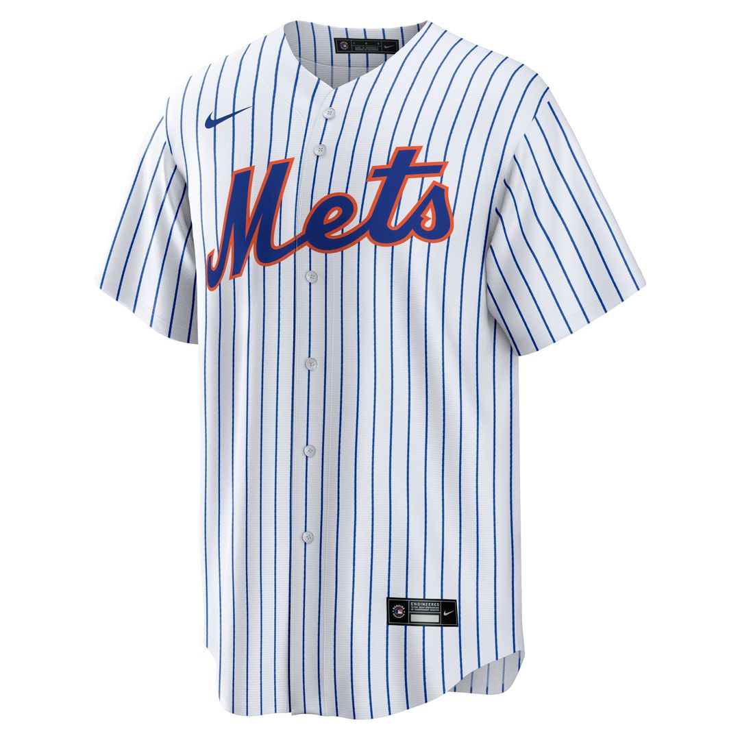 New York Mets Home Replica Team Jersey — White