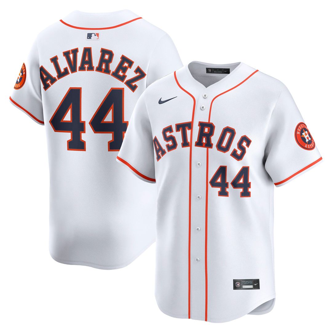 Houston Astros Yordan Alvarez Home Limited Jersey — White