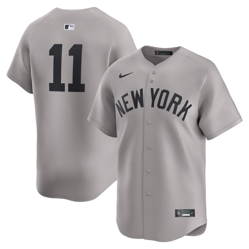 New York Yankees Anthony Volpe Road Limited Jersey — Gray