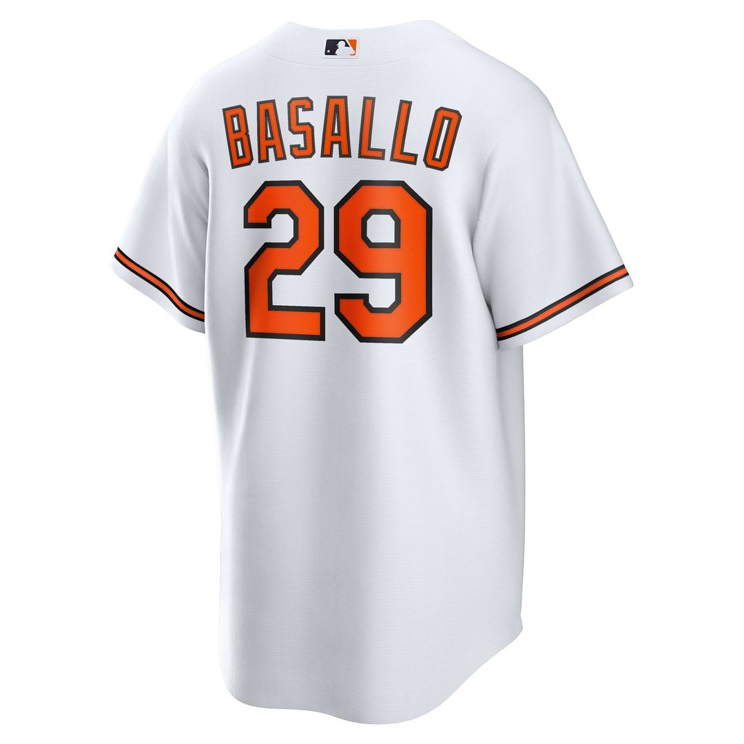 Baltimore Orioles Samuel Basallo Replica Jersey — White