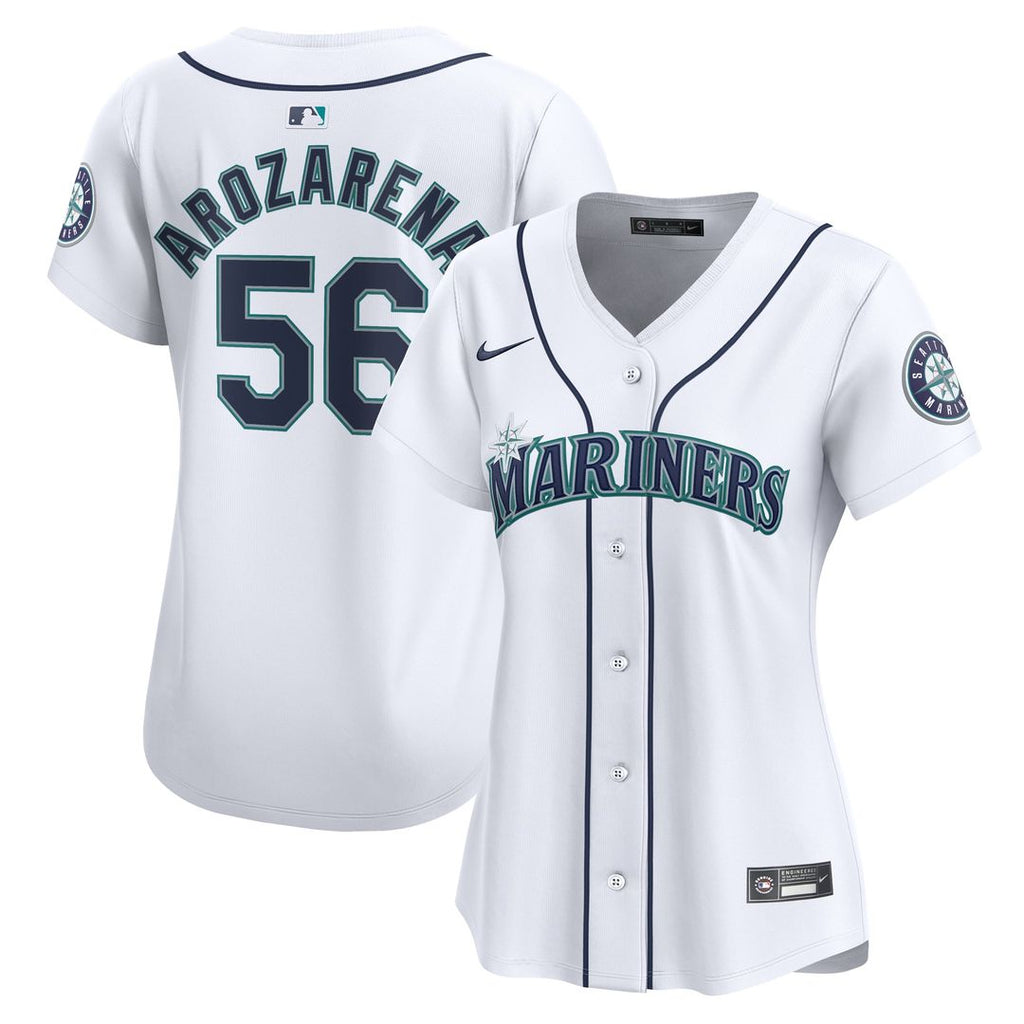 Seattle Mariners Randy Arozarena Women's Home Limited Jersey — White