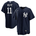 New York Yankees Anthony Volpe Big & Tall Alternate Replica Jersey — Navy
