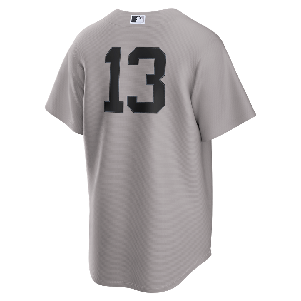 New York Yankees Jazz Chisholm Jr. Road Replica Jersey — Gray