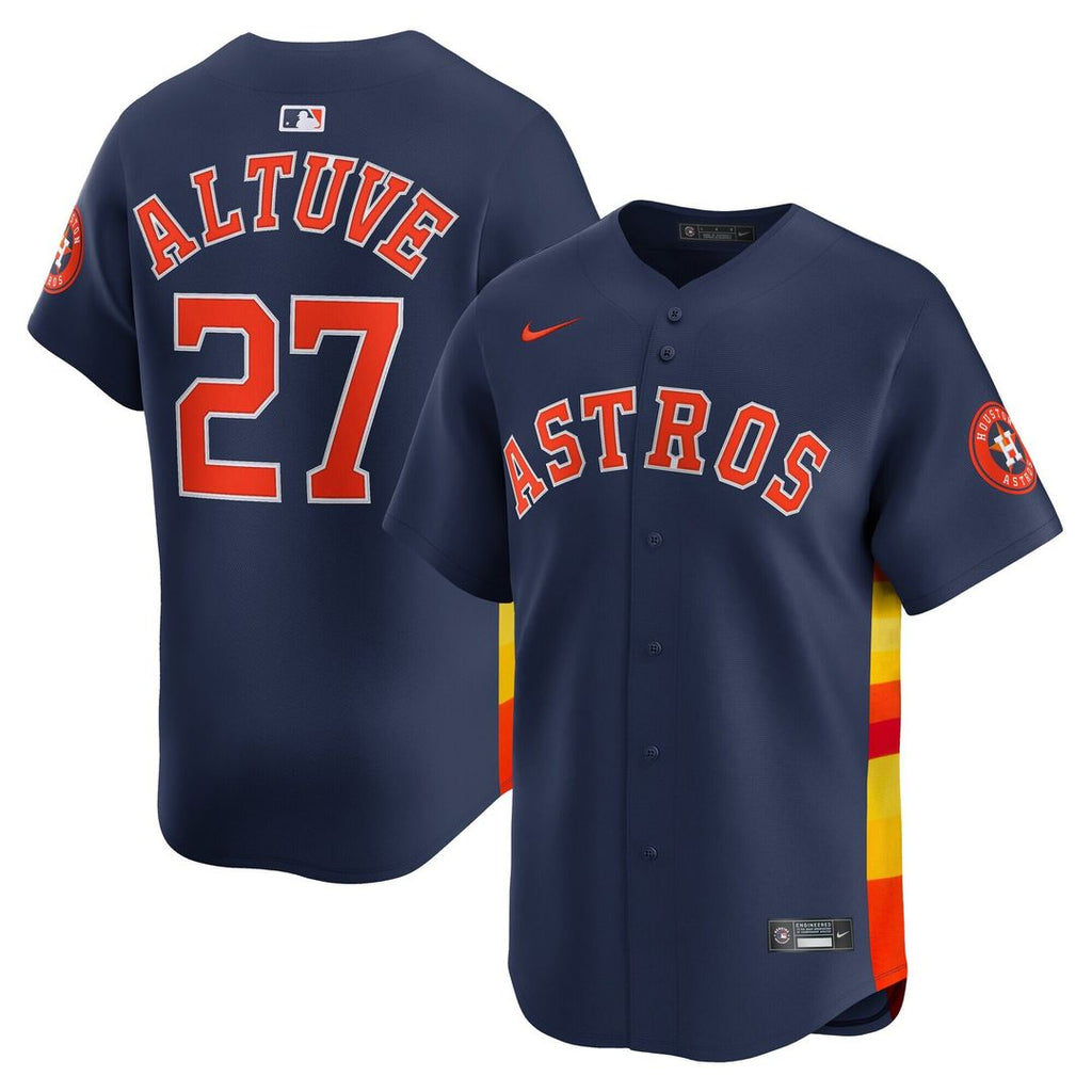 Houston Astros Jose Altuve Alternate Limited Jersey — Navy