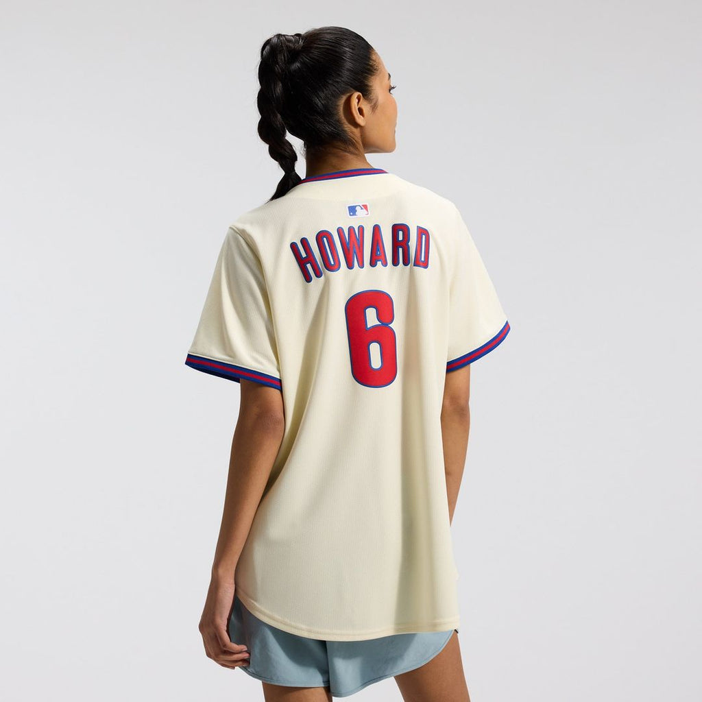 Philadelphia Phillies Ryan Howard Women's Alternate 2 Limited Jersey — Cream