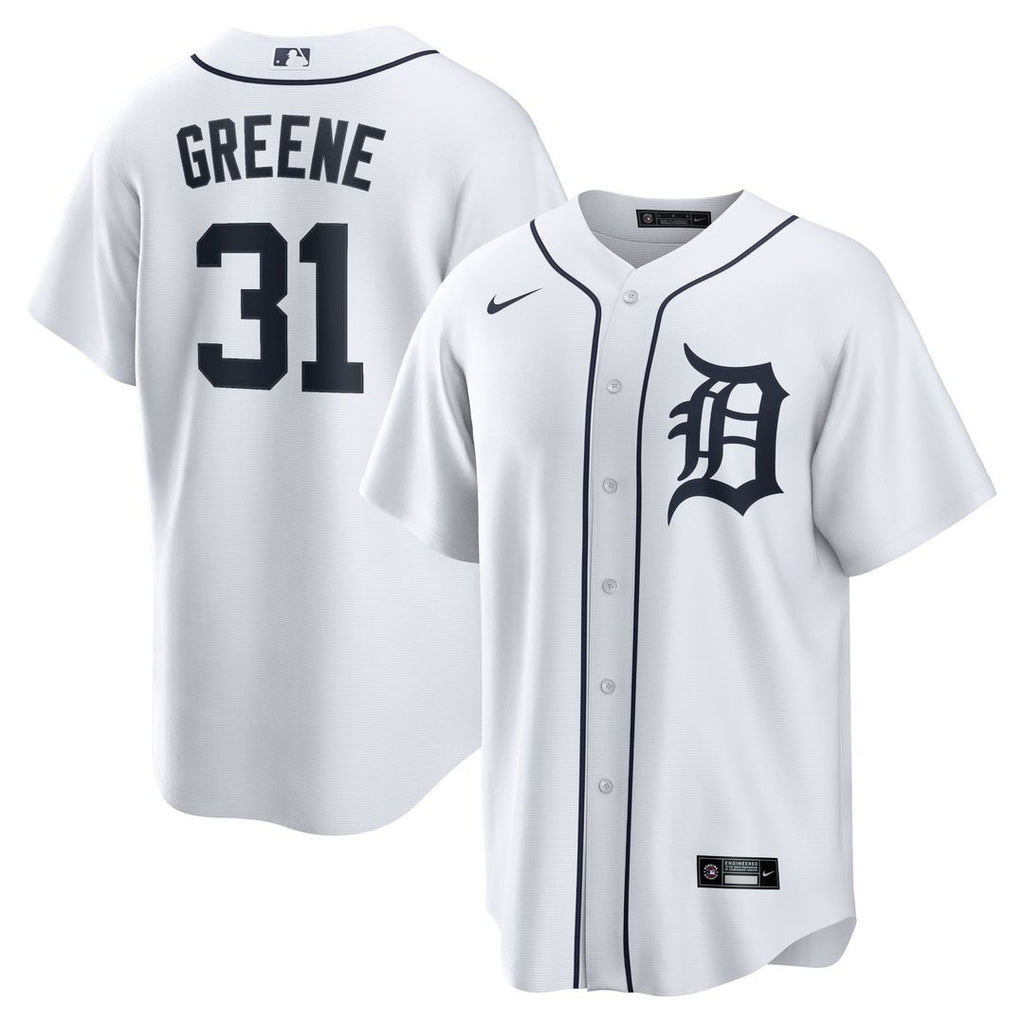Detroit Tigers Riley Greene Replica Jersey — White