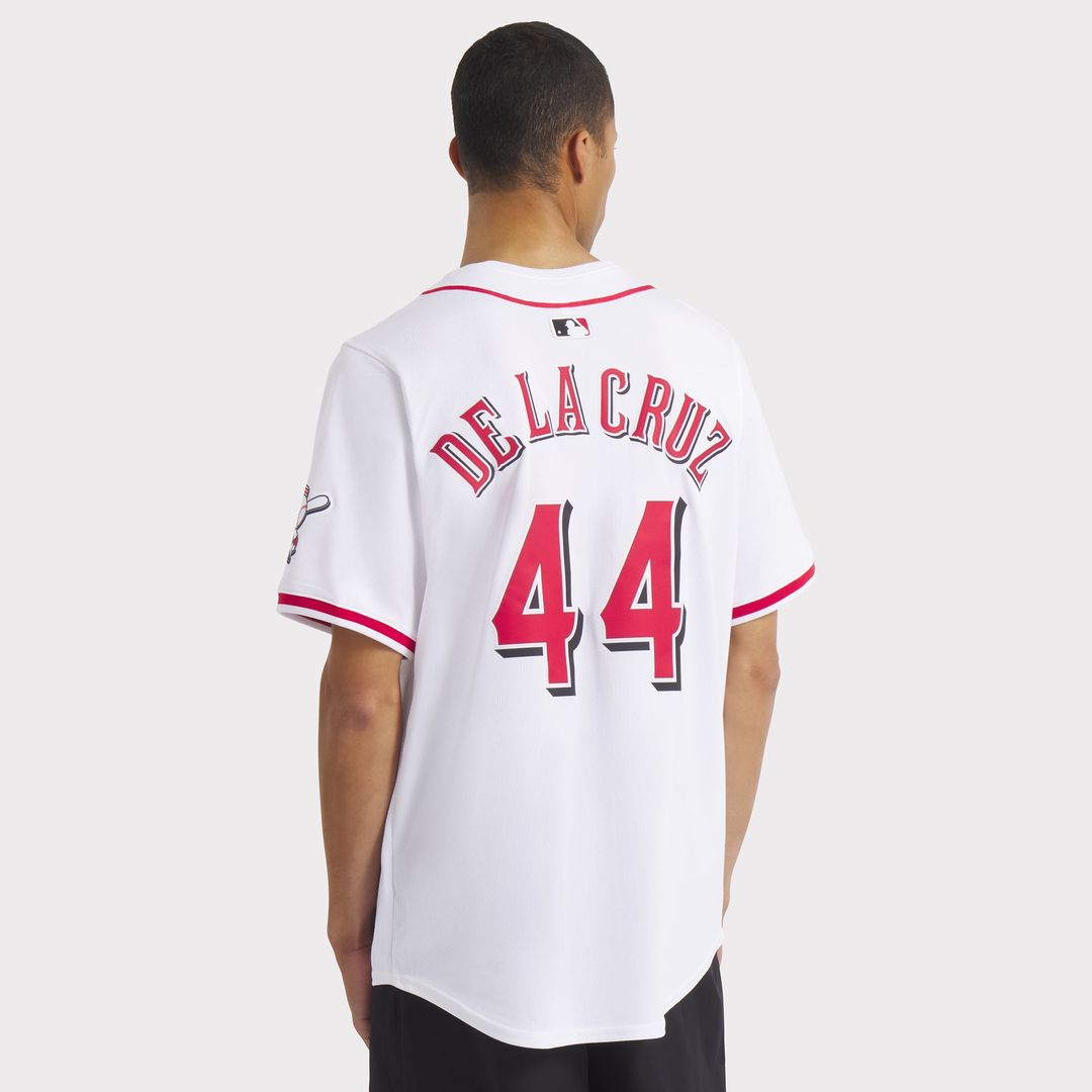 Cincinnati Reds Elly De La Cruz Road Limited Jersey — Gray