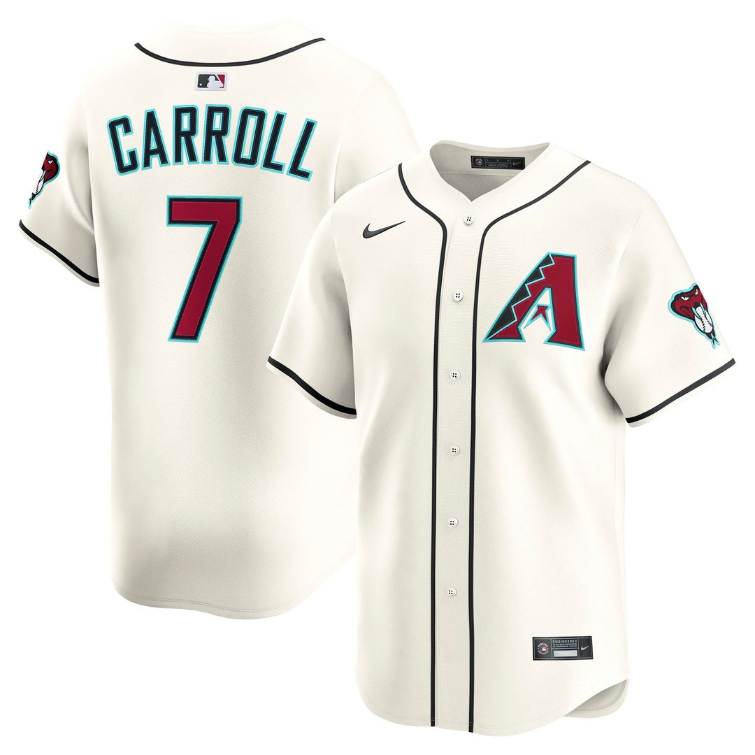 Arizona Diamondbacks Corbin Carroll Home Limited Jersey — Cream