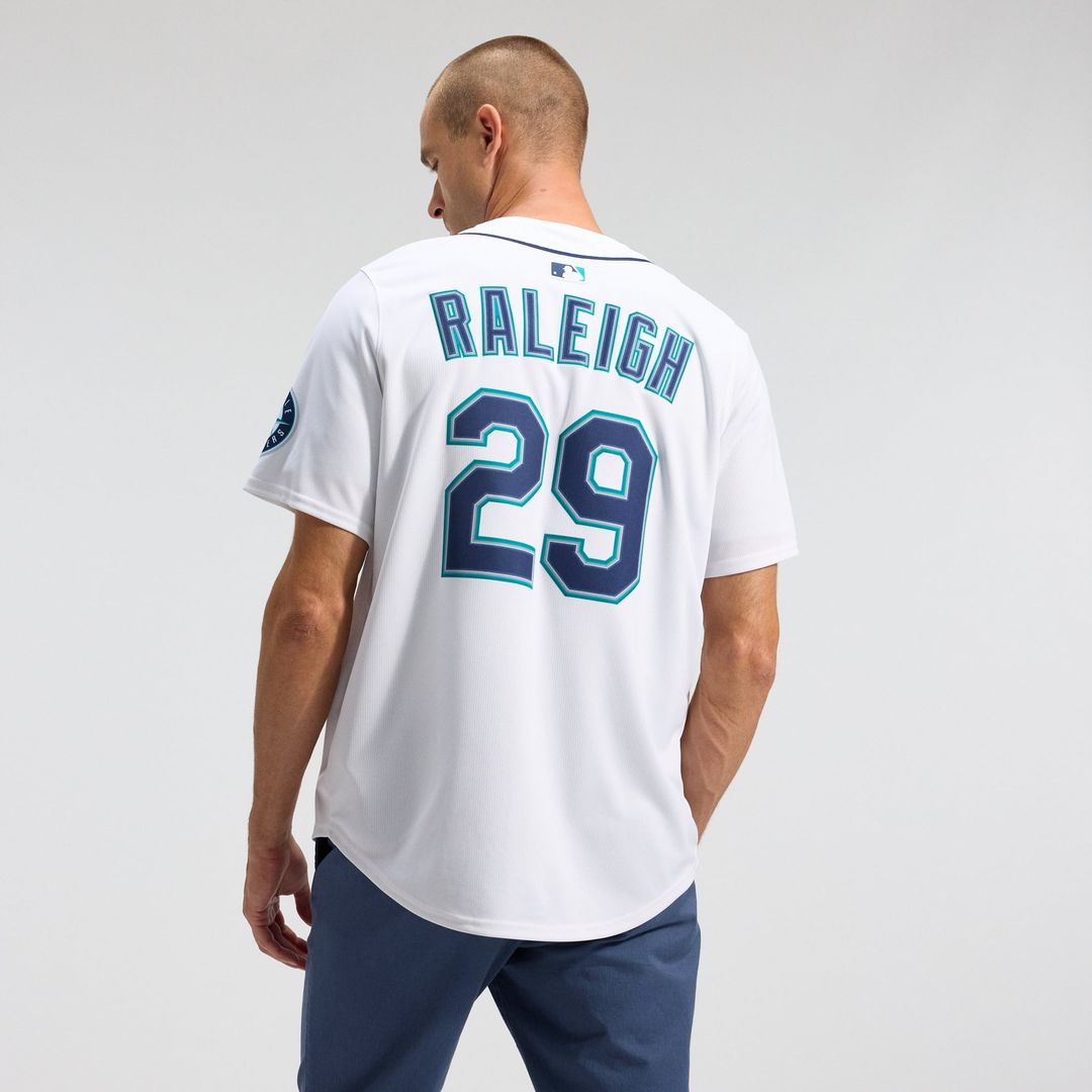 Seattle Mariners Cal Raleigh Home Limited Jersey — White