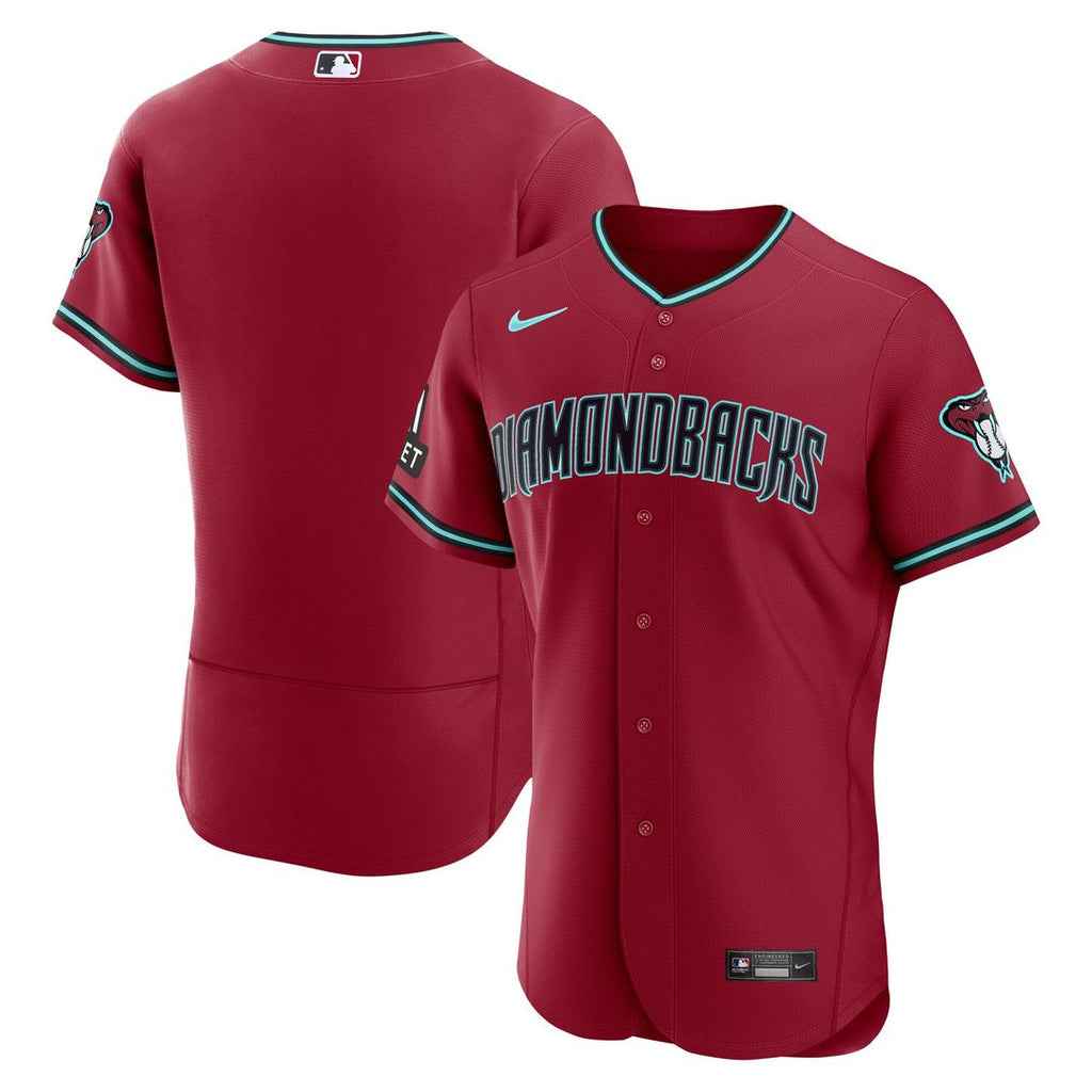 Arizona Diamondbacks Alternate 2 Authentic Jersey — Crimson