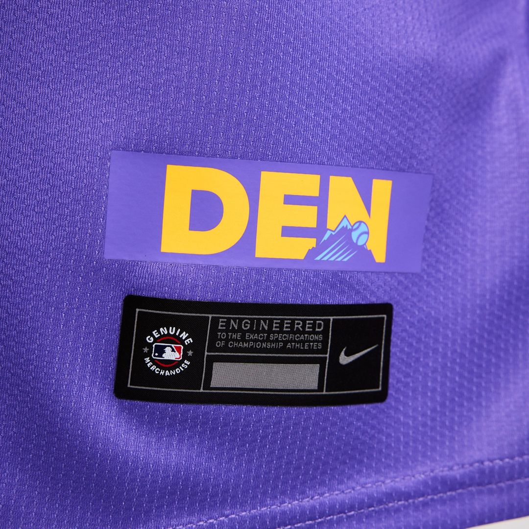 Colorado Rockies Women's 2025 City Connect Limited Jersey — Purple/Light Blue
