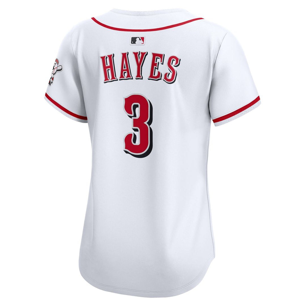 Cincinnati Reds Ke'Bryan Hayes Women's Home Limited Jersey — White
