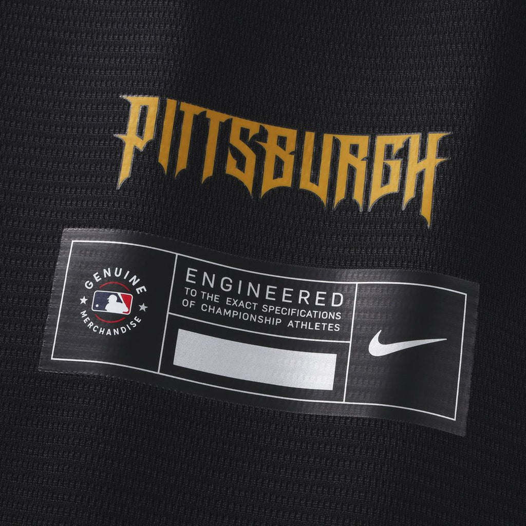 Pittsburgh Pirates Bryan Reynolds 2026 City Connect Stadium Jersey — Black