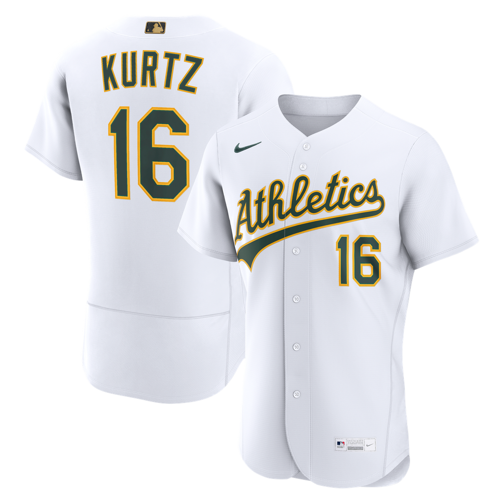 Athletics Nick Kurtz MLB Awards Authentic Jersey — White