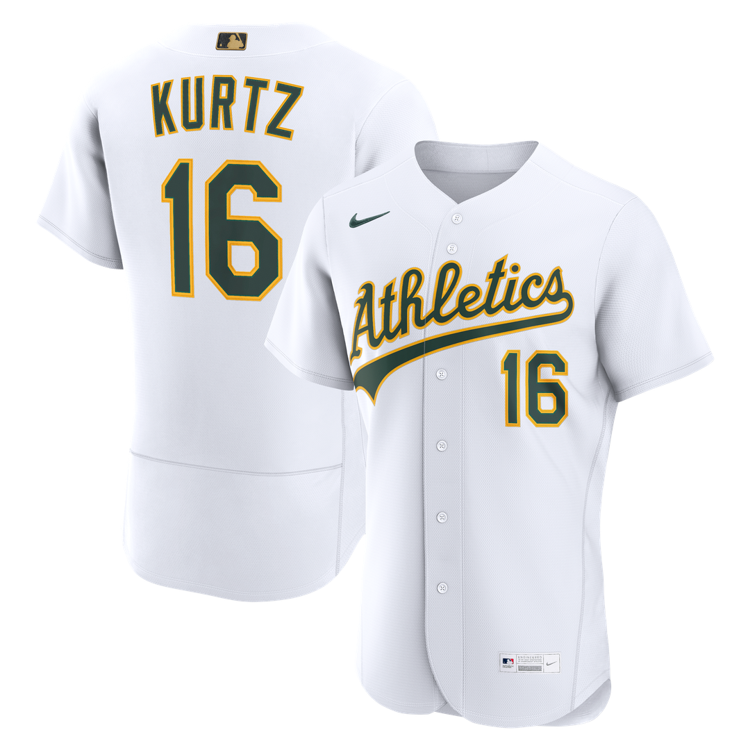 Athletics Nick Kurtz MLB Awards Authentic Jersey — White