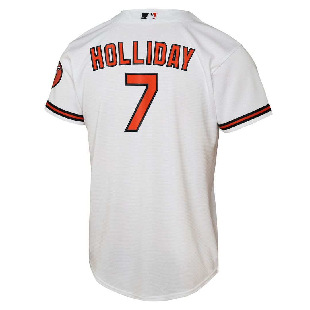 Baltimore Orioles Jackson Holliday Youth Alternate 2 Stadium Jersey — Orange