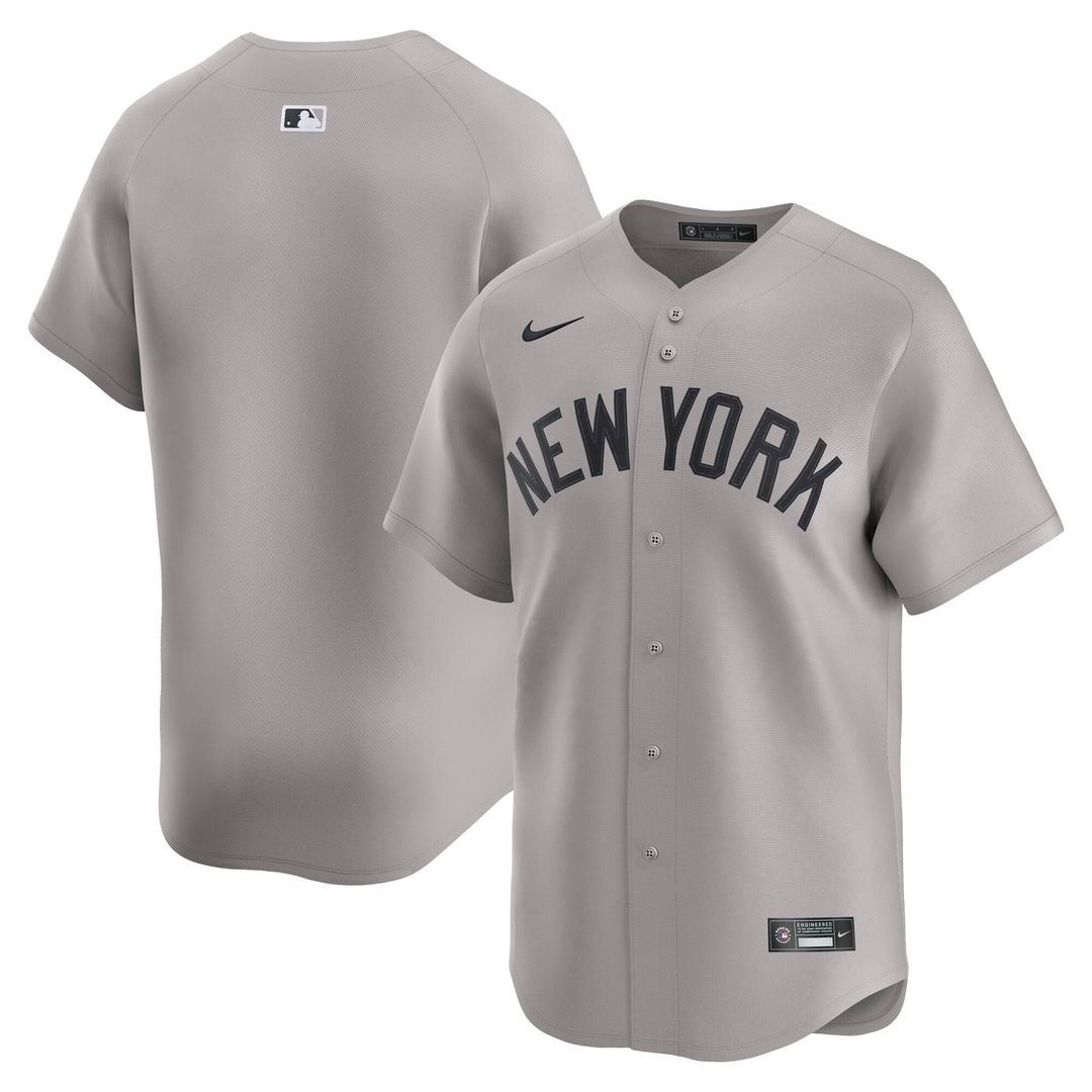 New York Yankees Away Limited Jersey — Gray