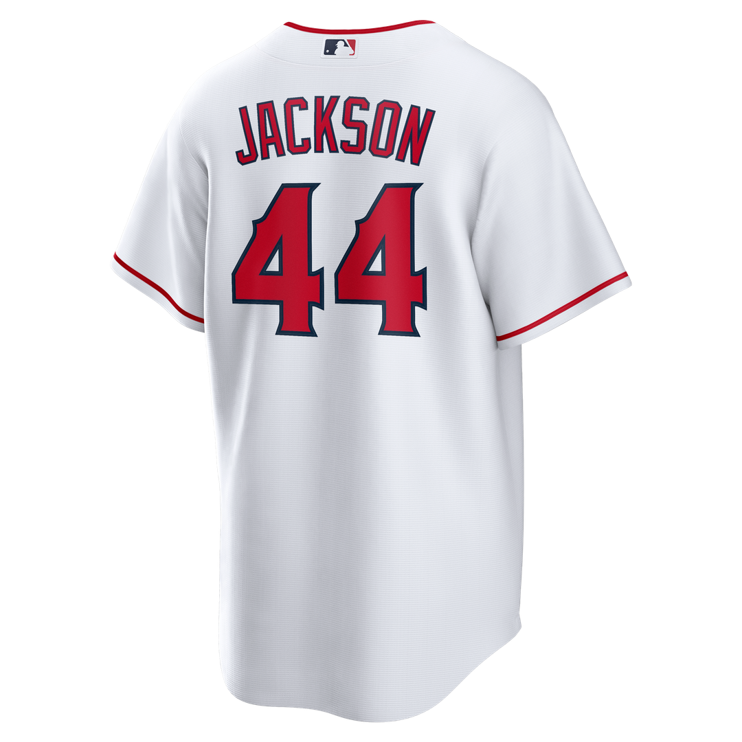 Los Angeles Angels Reggie Jackson Home Retired Replica Jersey — White