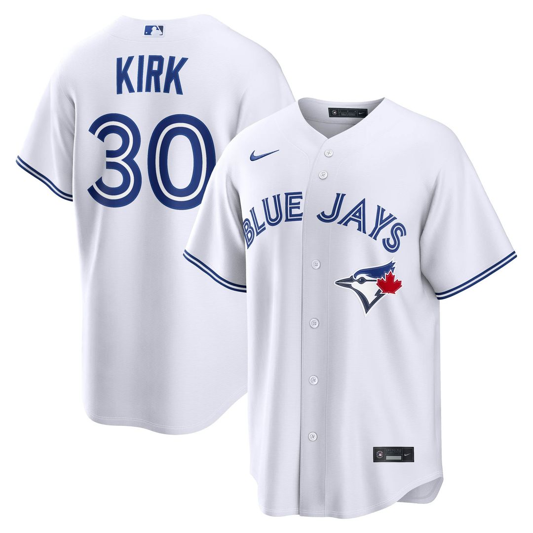 Toronto Blue Jays Alejandro Kirk Home Replica Jersey — White