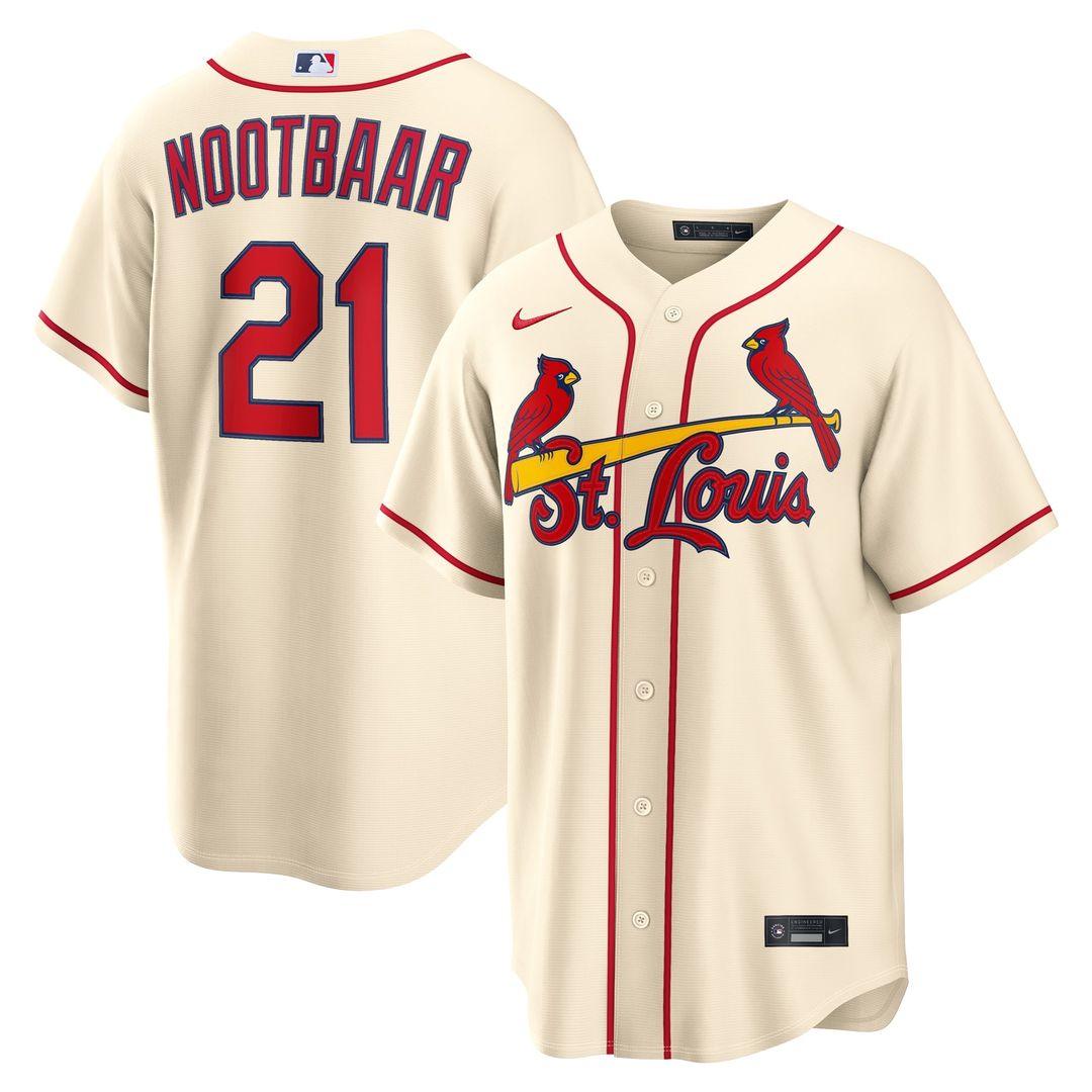 St. Louis Cardinals Lars Nootbaar Alternate Replica Jersey — Light Blue