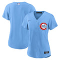 Chicago Cubs Women's Alternate Replica Jersey — Light Blue