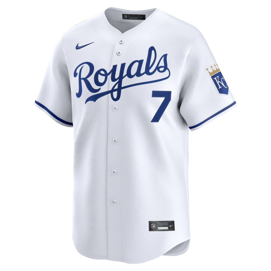 Kansas City Royals Bobby Witt Jr. Home Limited Jersey — White