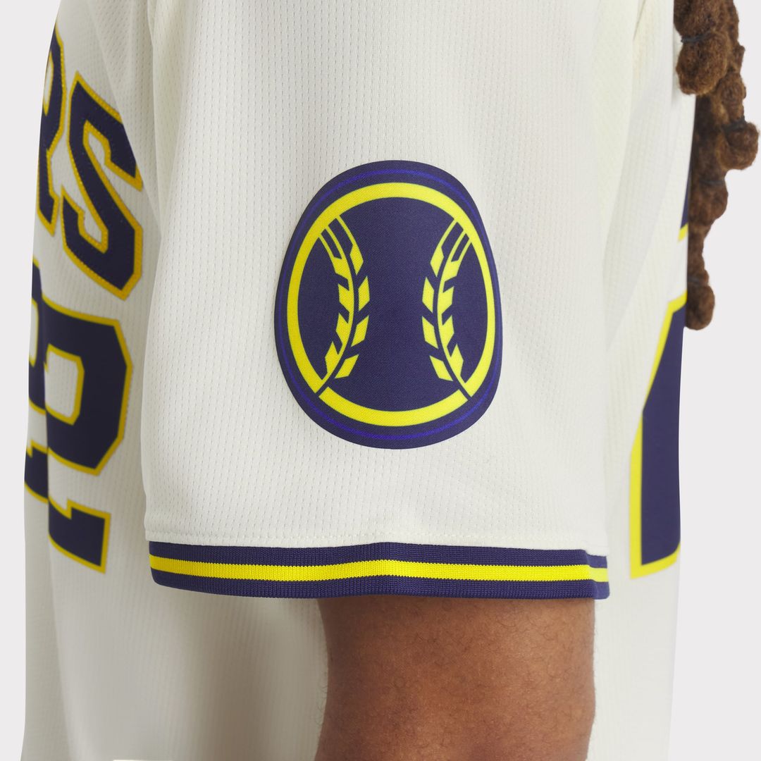 Milwaukee Brewers Christian Yelich Home Limited Jersey — Cream