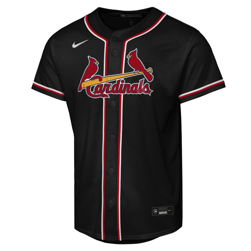 St. Louis Cardinals Lars Nootbaar Youth Fashion Replica Jersey — Black