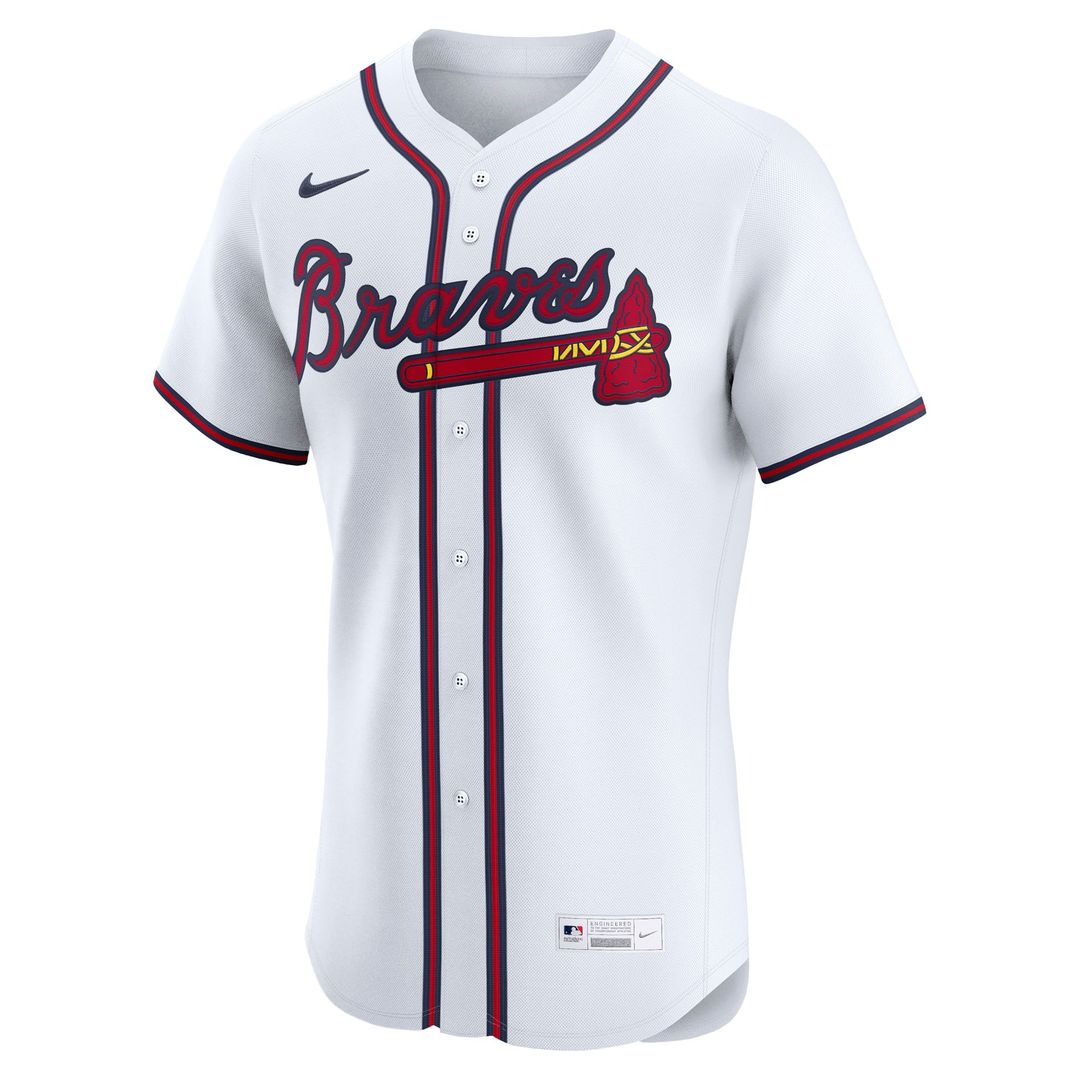 Atlanta Braves Ronald Acuña Jr. Alternate 2 Elite Jersey — Red