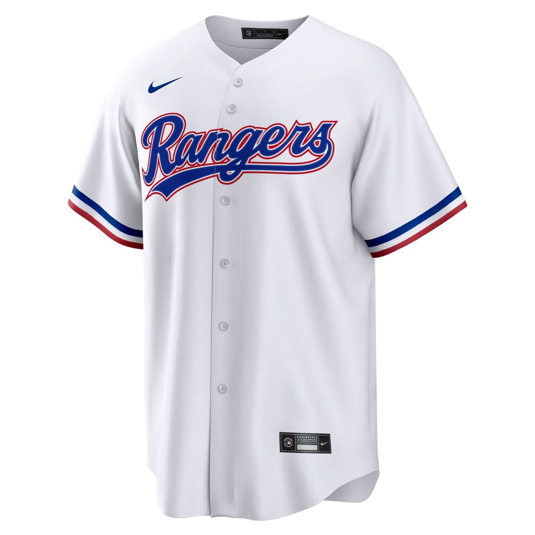 Texas Rangers Kyle Higashioka Home Replica Jersey — White