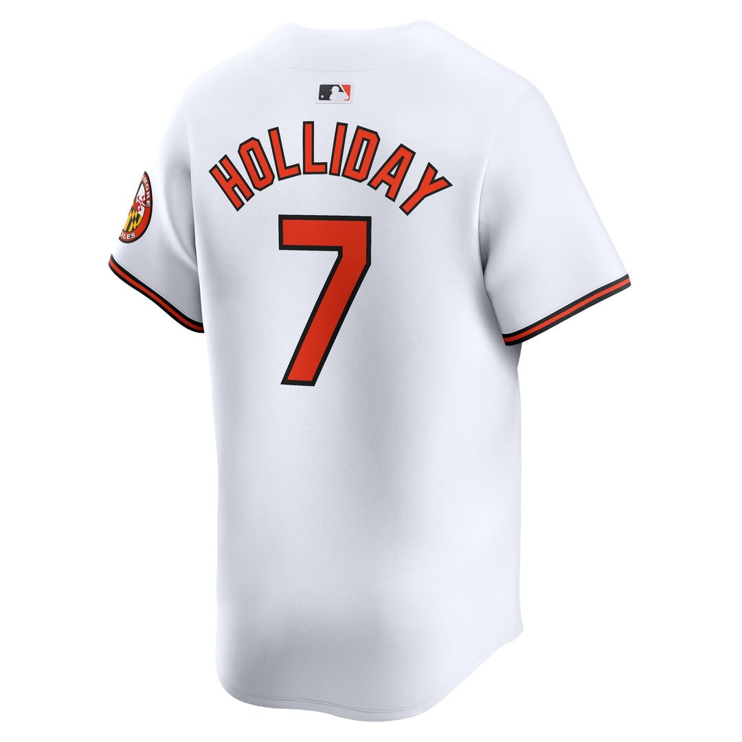 Baltimore Orioles Jackson Holliday Home Limited Jersey — White