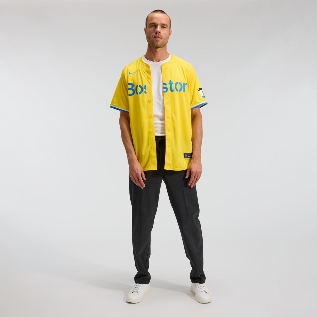 Boston Red Sox City Connect Limited Jersey — Gold