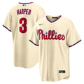 Philadelphia Phillies Bryce Harper Alternate Replica Jersey — Cream