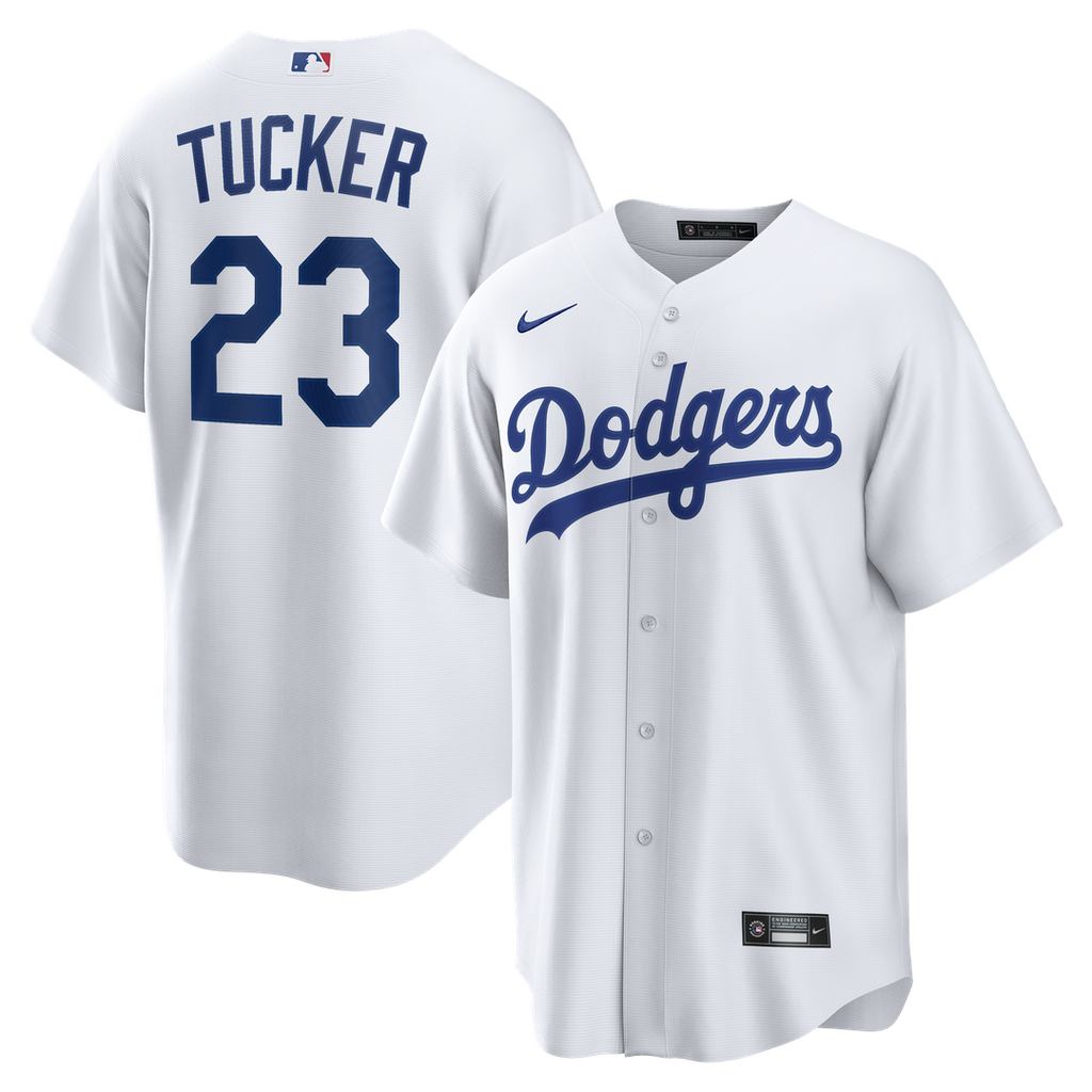 Los Angeles Dodgers Kyle Tucker Home Replica Jersey — White