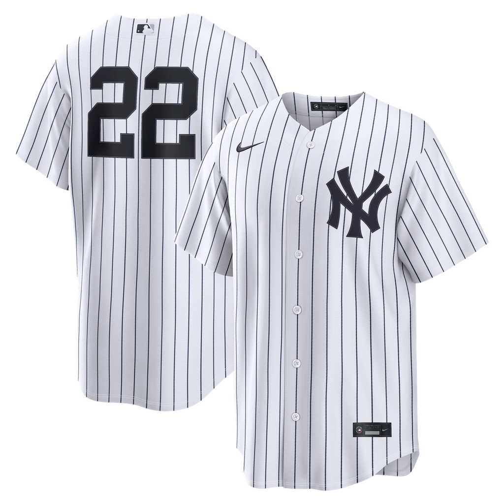 New York Yankees Ben Rice Home Replica Jersey — White