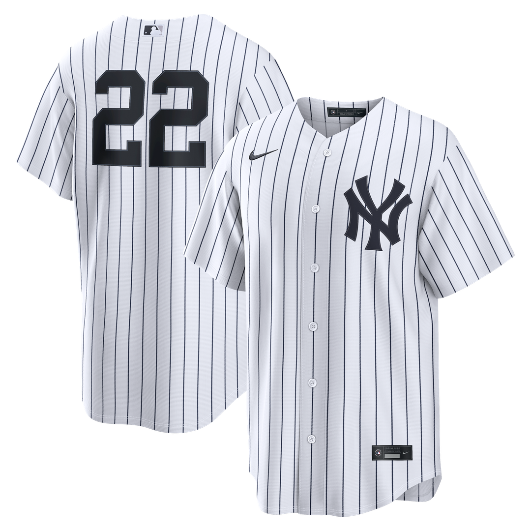 New York Yankees Ben Rice Home Replica Jersey — White