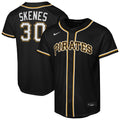 Pittsburgh Pirates Paul Skenes Youth Fashion Replica Jersey — Black