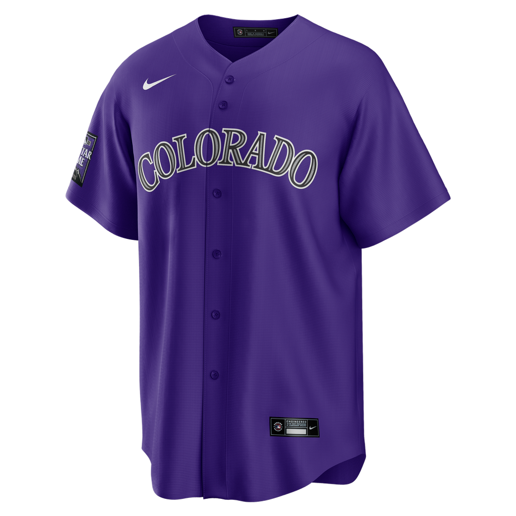 Colorado Rockies Alternate Replica Team Jersey — Purple