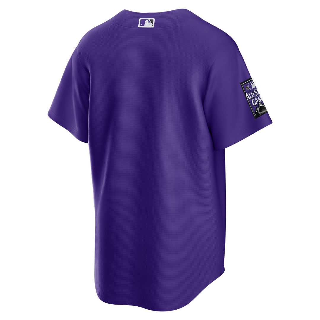 Colorado Rockies Alternate Replica Team Jersey — Purple