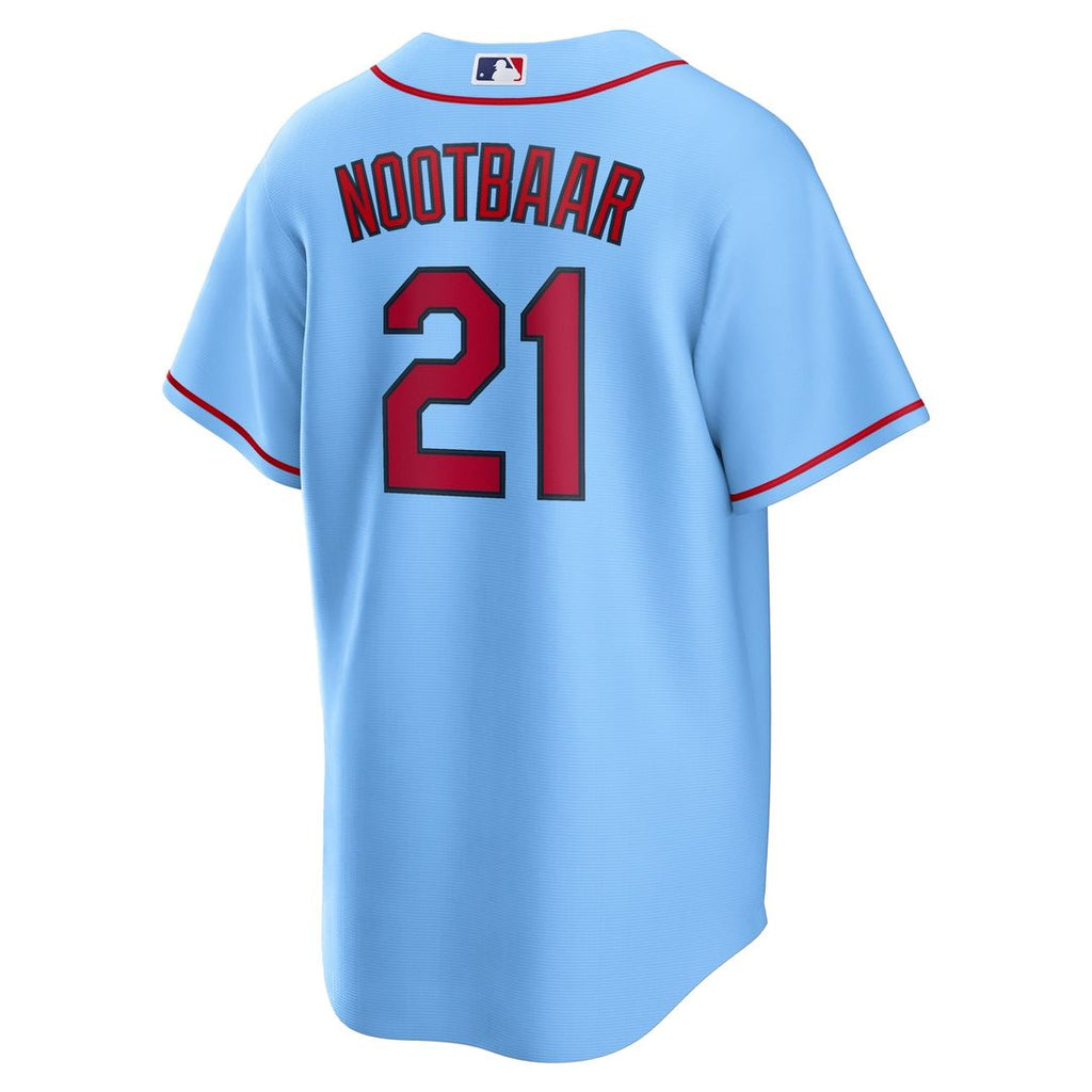 St. Louis Cardinals Lars Nootbaar Alternate Replica Jersey — Light Blue
